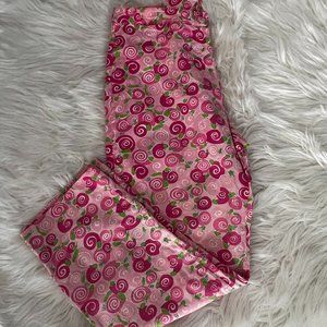 Lilly Pulitzer Snail Print Capri Pants